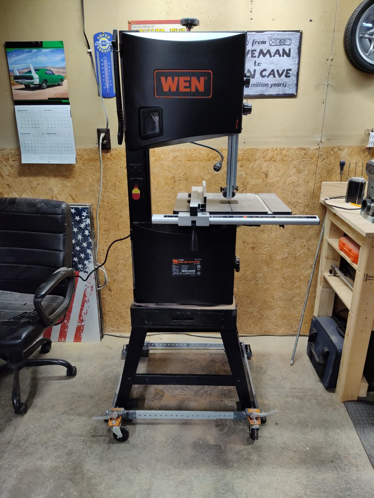 WEN (BA1487) Band Saw with Stand,Two-Speed,Black,14-Inch customer photo 2