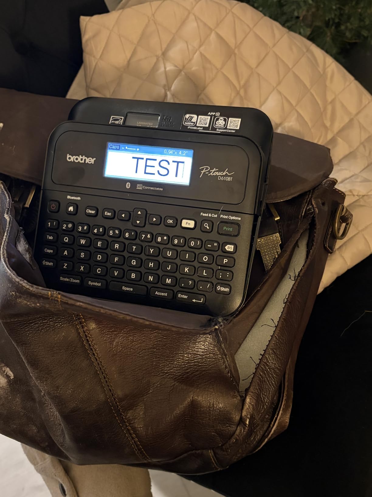 Brother P-Touch PT-D610BT Business Professional Connected Label Maker with Bluetooth® customer photo 2