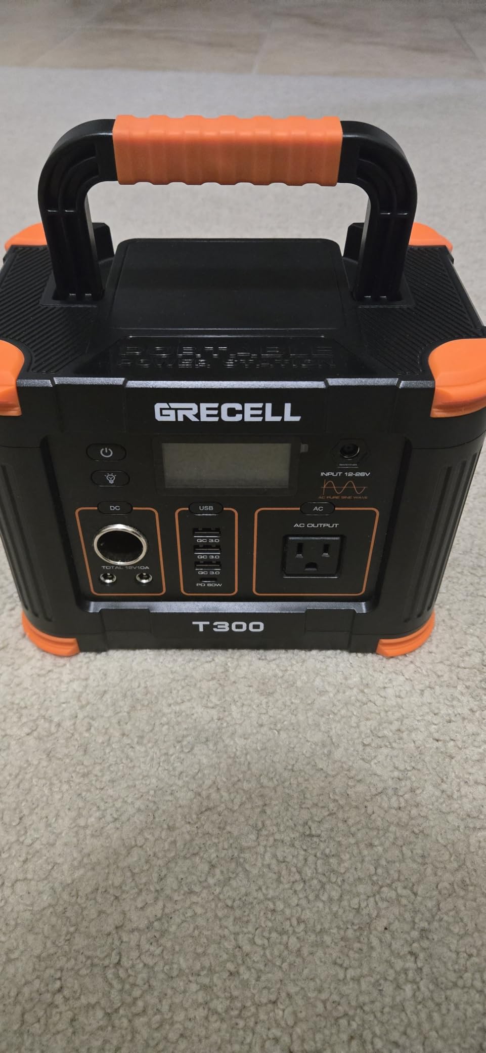 Portable Power Station 330W, GRECELL 230.88Wh Solar Generator customer photo 1
