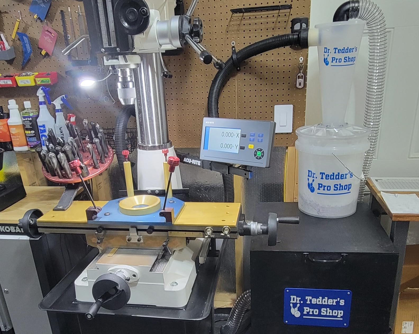 Oneida Air Systems Dust Collector & Cyclone Separator Kit w/ Clear Bucket, 2.5 Deluxe 5-Gal - Portable Cyclone Machine for Wet and Dry Shop Vacuums customer photo 1