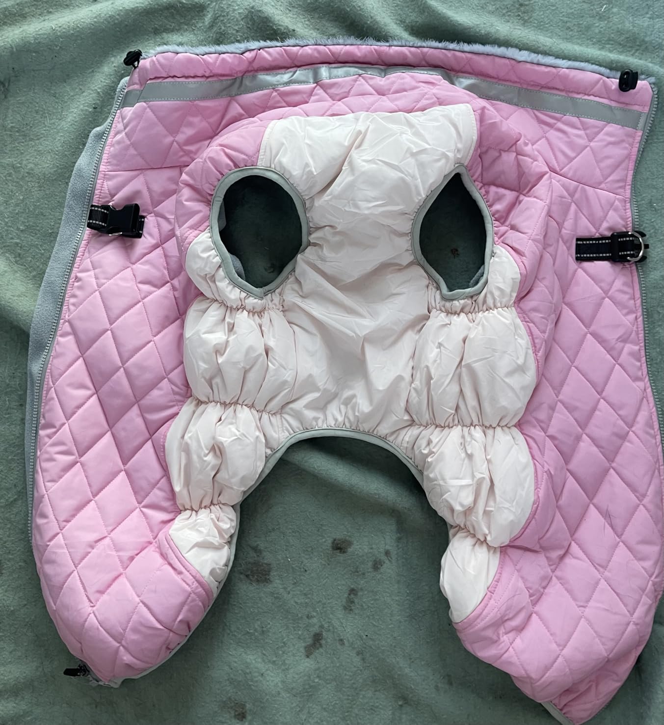 Lelepet Dog Coat Warm Dog Winter Coat Waterproof Dogs Jacket with Harness customer photo 2