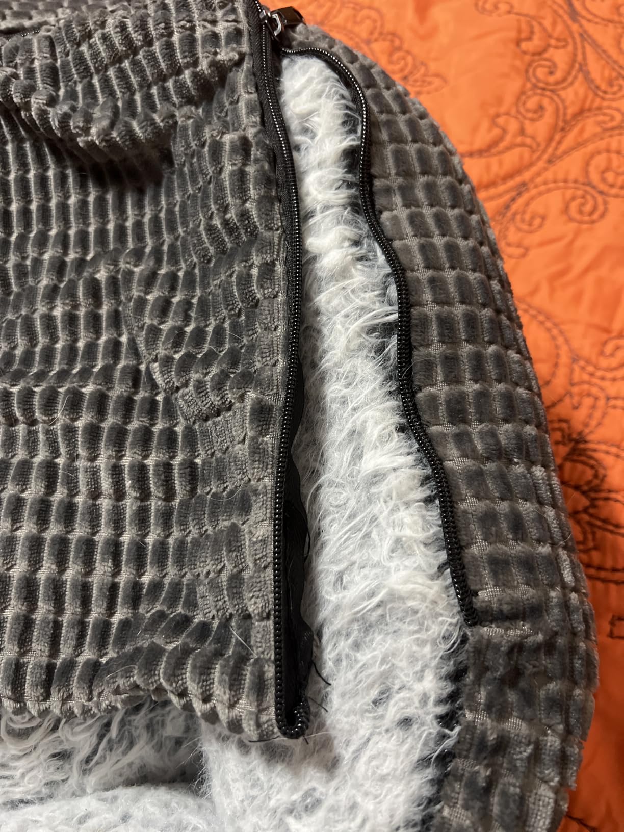 MIXJOY Dog Beds for Small Medium Dogs with Hooded Attached, 25in customer photo 2