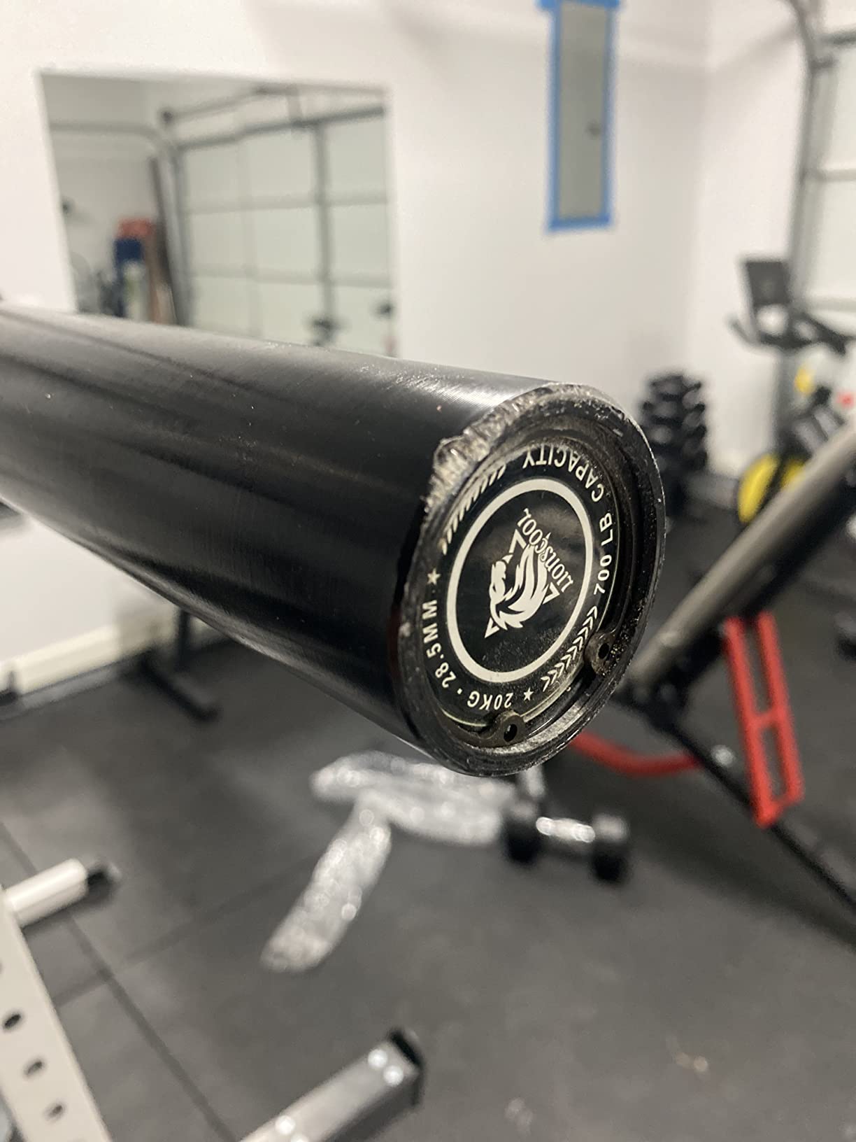 LIONSCOOL 7FT Olympic Barbell 2” Bar for Strength Training Weightlifting customer photo 2