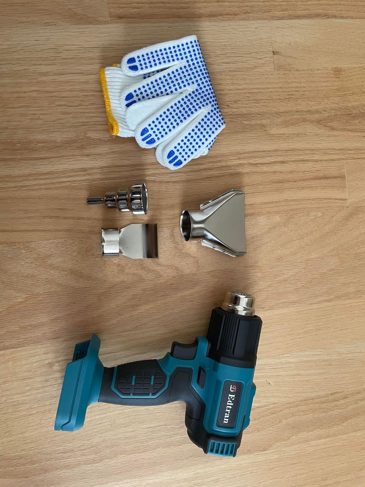 Cordless Heat Gun, Hot Air Gun Compatible for Makita 18V Volt LXT Battery, 3 Nozzle, 2-Temp Setting Max 932°F(500°C) Heat Gun for Crafts, Shrink Tubing, Resin & Decorating(No Battery) customer photo 1