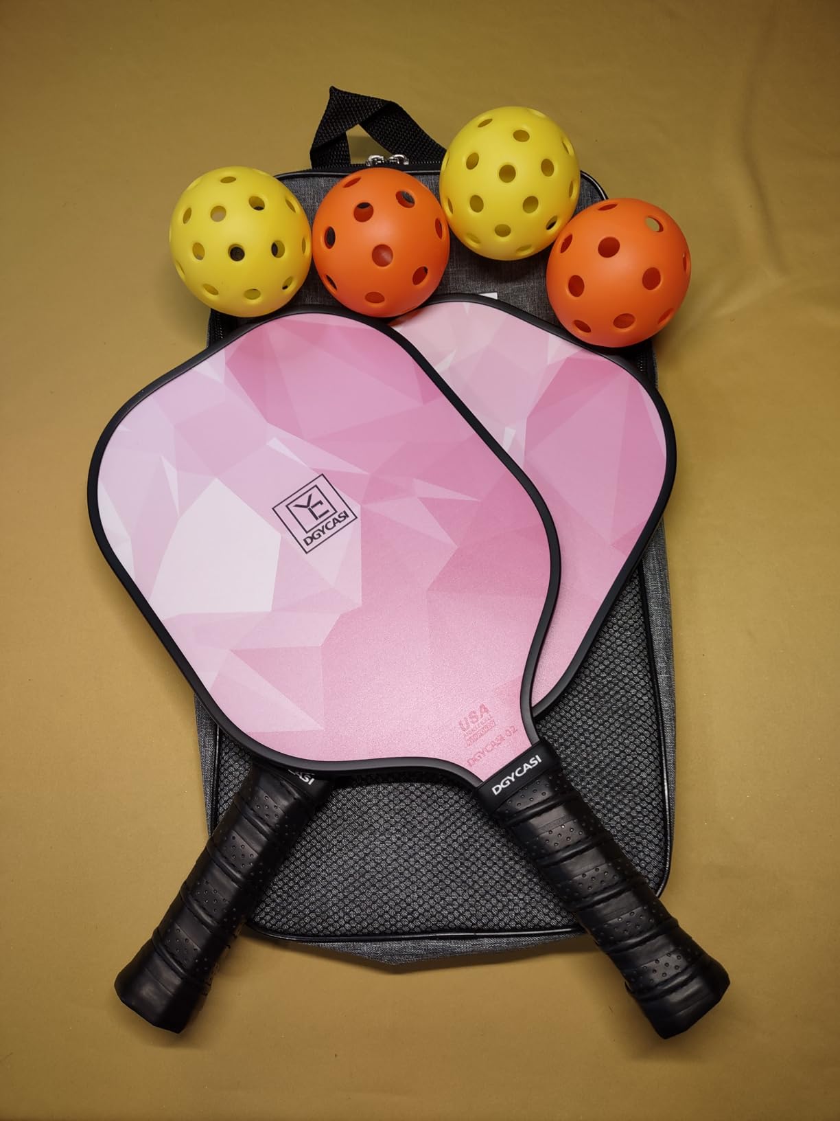 YC DGYCASI Pickleball Paddles Set of 2 USAPA Approved Pickleball Set 2026 customer photo 2