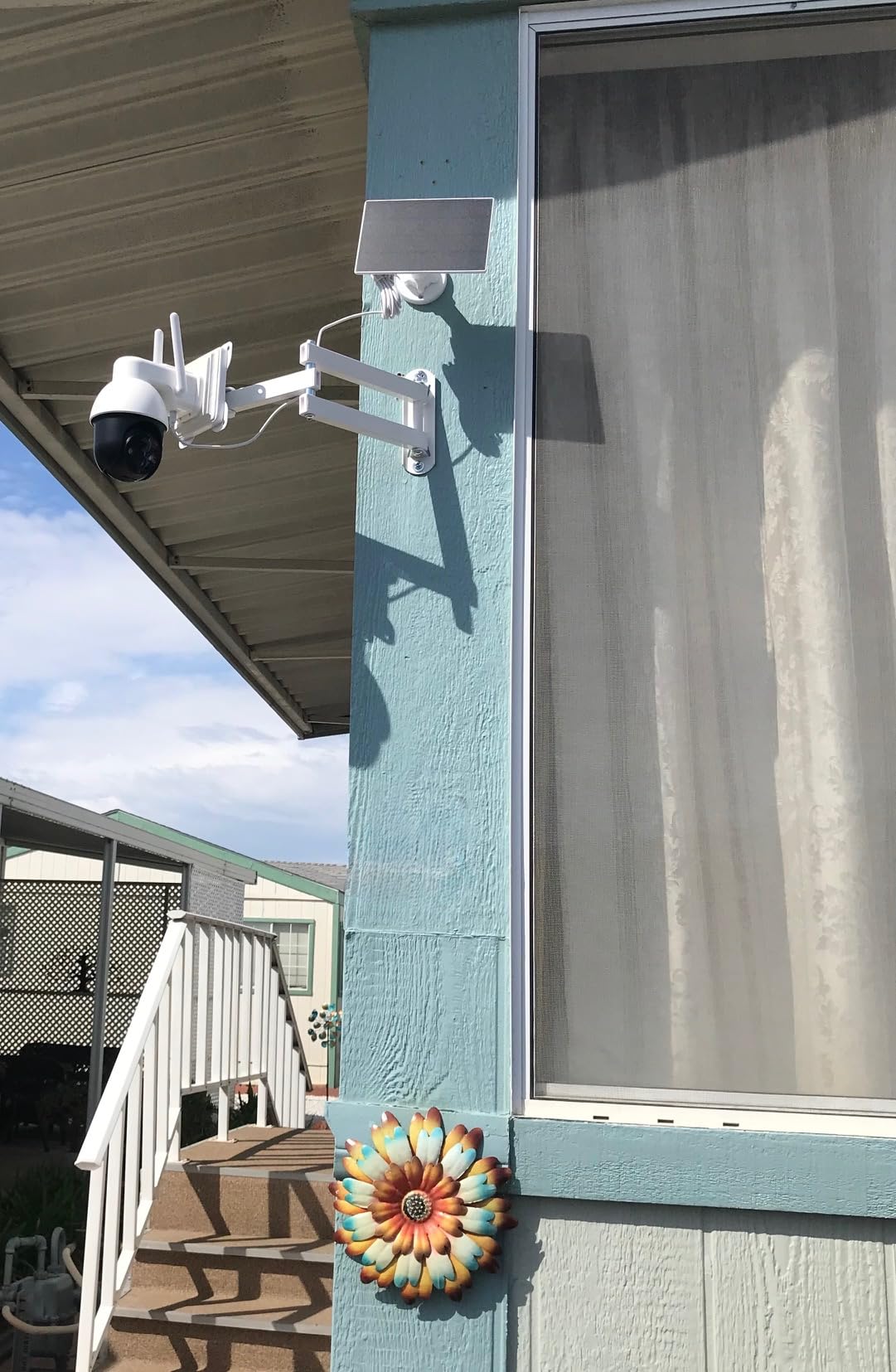 aosu Security Cameras Wireless Outdoor - Solar Powered,Full 360° Coverage customer photo 2