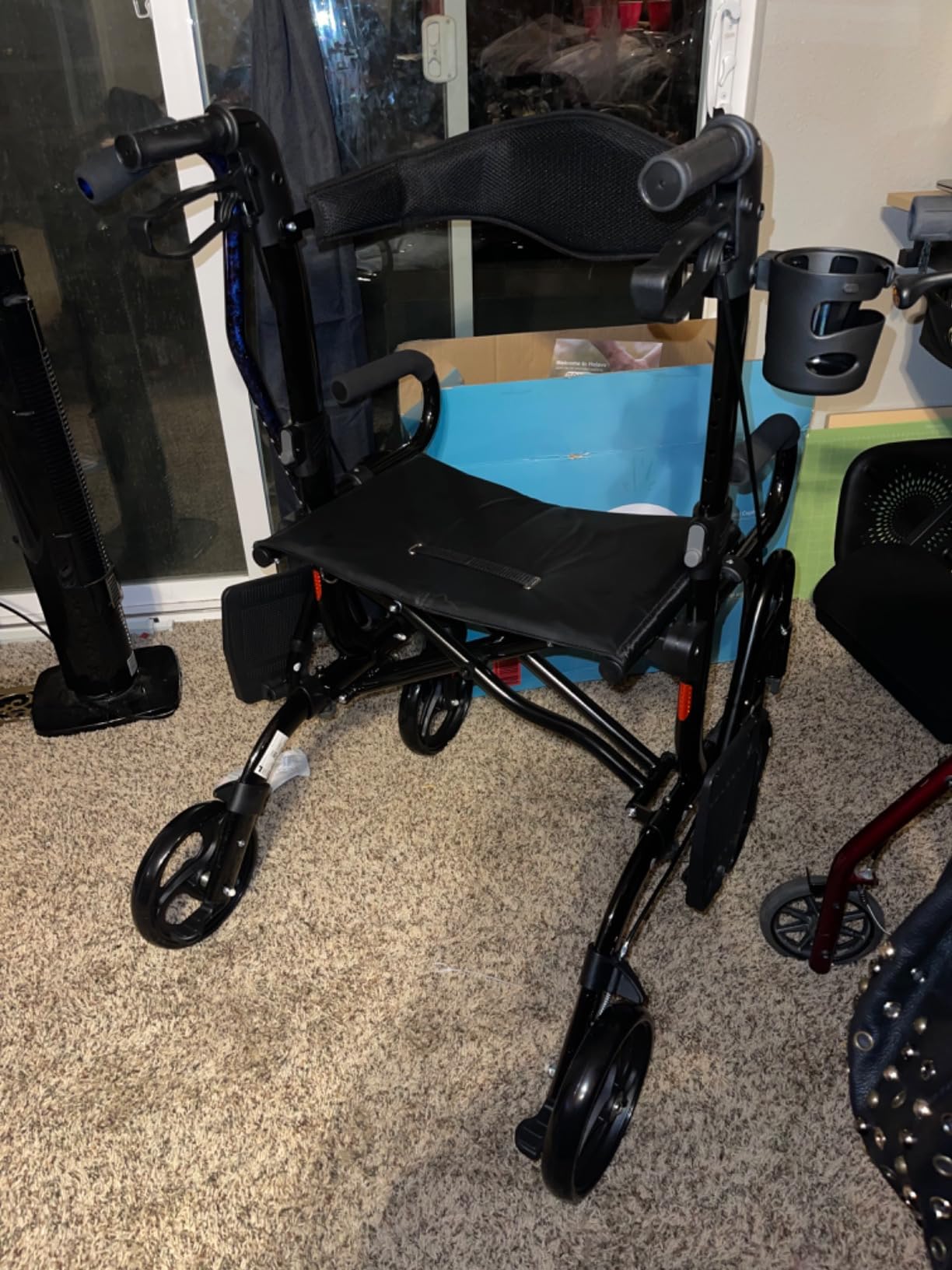 Helavo 2 in 1 Walker Wheelchair Combo, Convertible to a Transport Chair customer photo 1