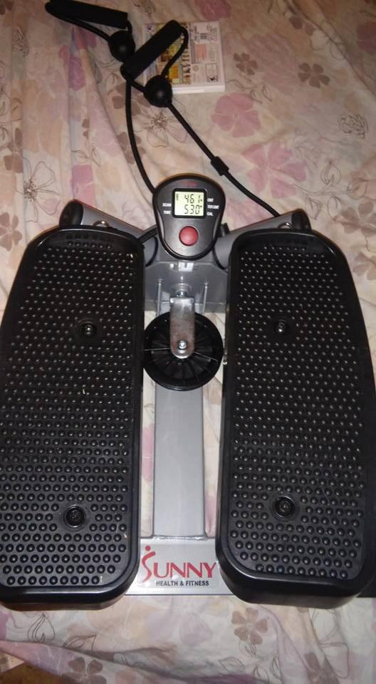 Sunny Health & Fitness Smart Power Stepper with Resistance Bands for Cardio customer photo 1
