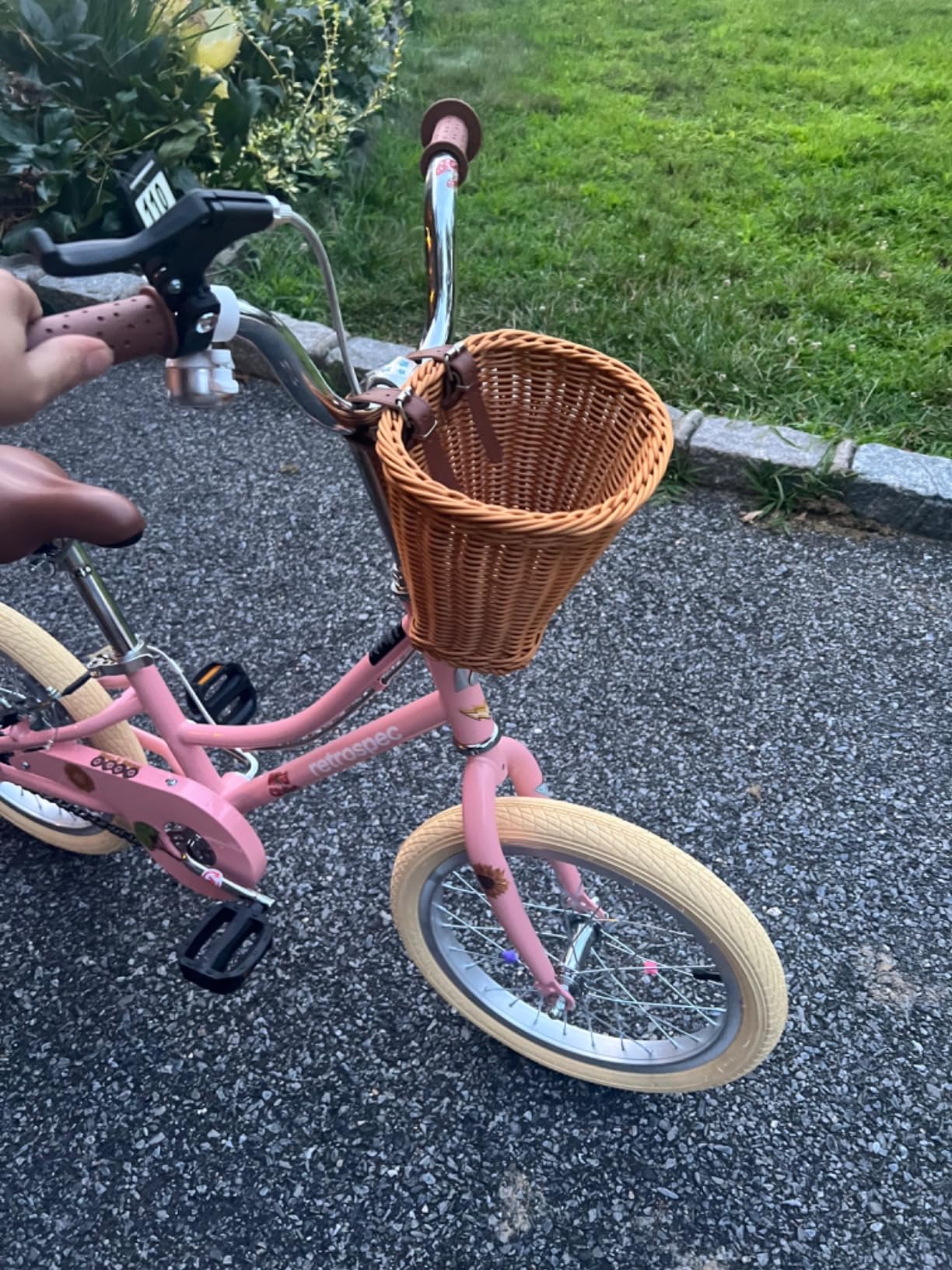 Retrospec Beaumont Mini 16in Kids Bike with Training Wheels & Basket - Beginner Bicycle for 4-6 Year Olds, Low-Profile Frame, V-Brakes & Safety Bell customer photo 1
