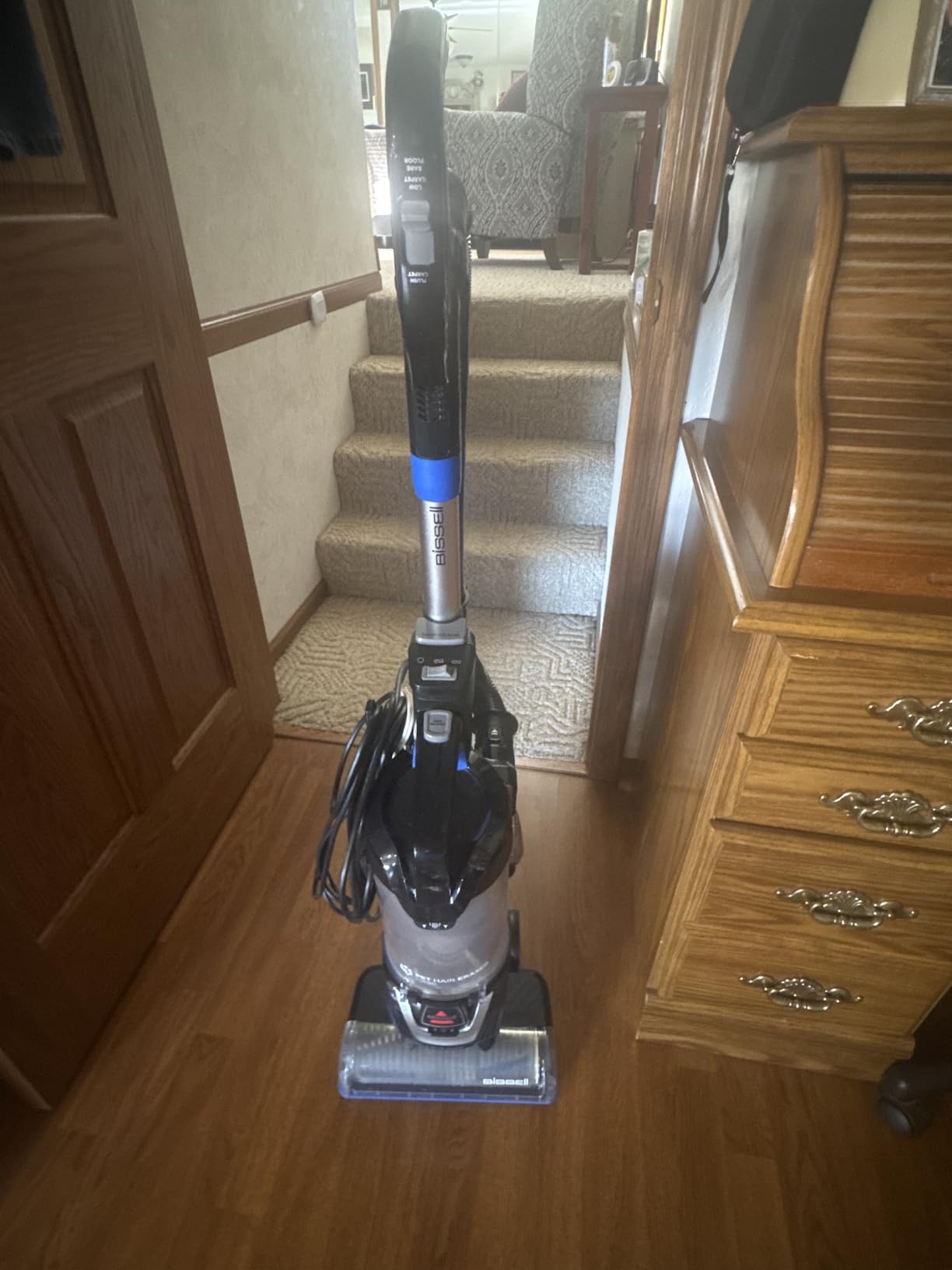Bissell Pet Hair Eraser Turbo Lift-Off Vacuum, HEPA, 3774F | Self-cleaning brush roll; TurboBrush Pivot Tool; LED-lit dustbin; lift-off for stairs & upholstery customer photo 2