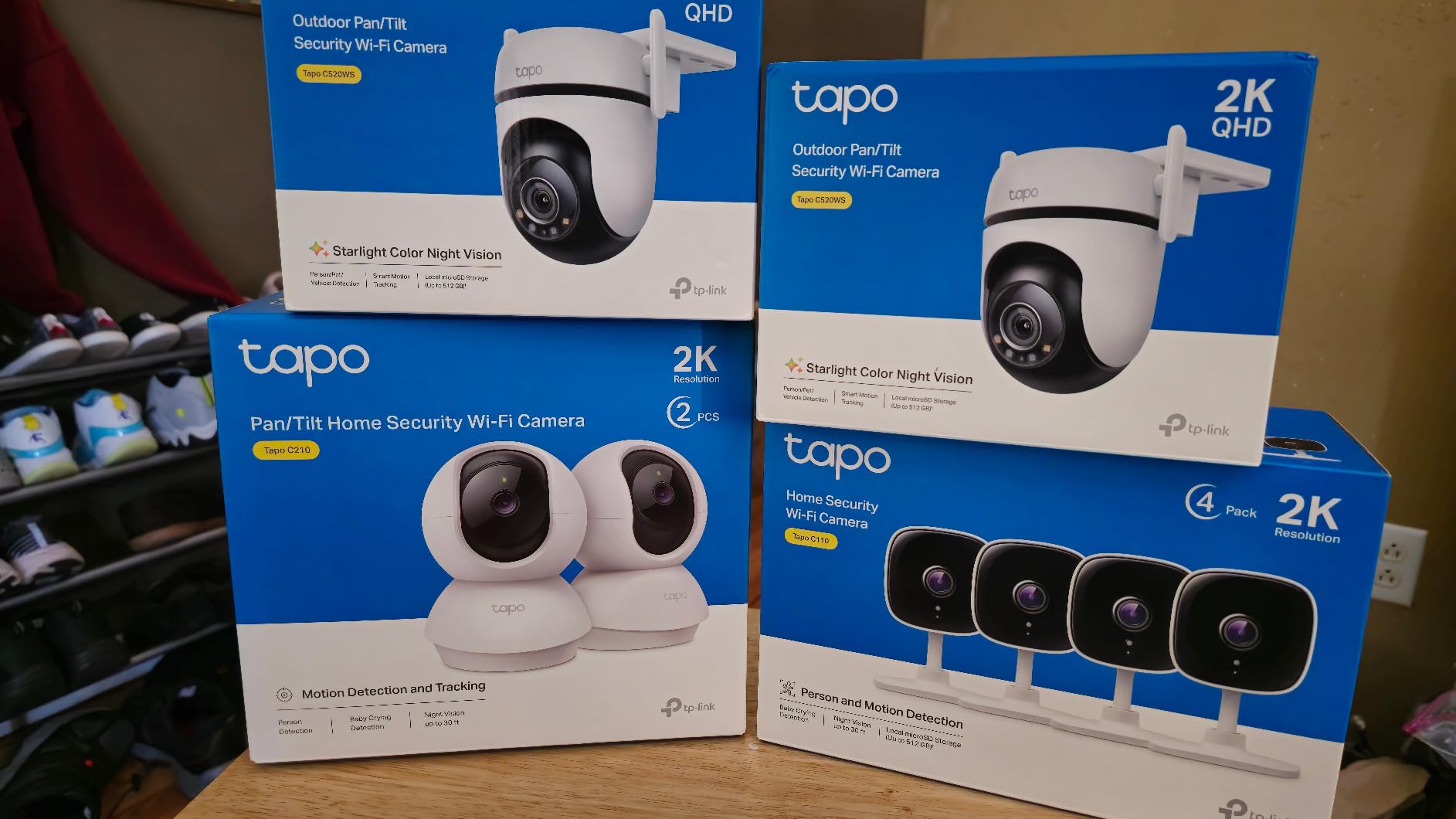 TP-Link Tapo 2K QHD Outdoor Pan/Tilt Wi-Fi Security Camera, 360° View, Motion Tracking, Color Night Vision, Free Person/Vehicle/Motion Detection, Cloud & SD Card Storage, 24/7 Recording, Tapo C520WS… customer photo 2