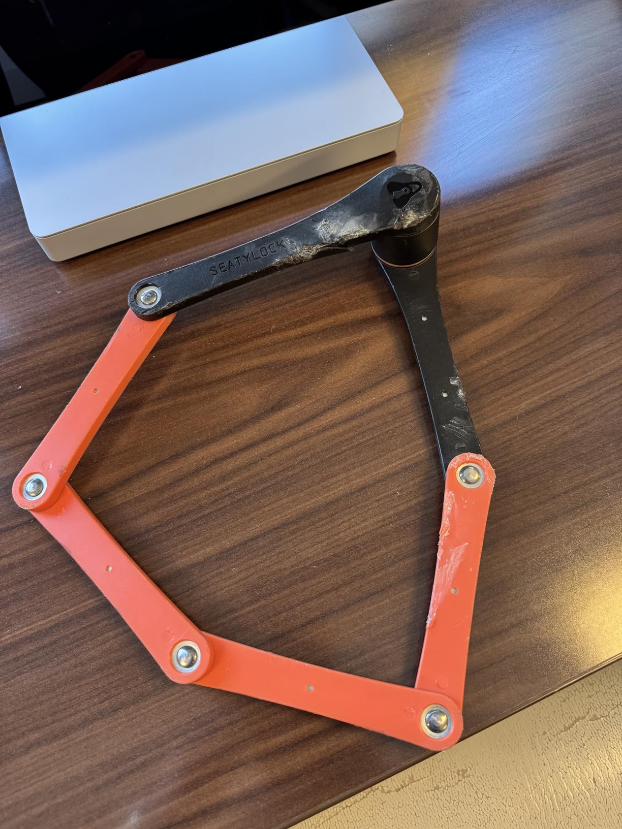 Seatylock FoldyLock Compact Lightweight Patented Folding Bike Lock 33.5 in customer photo 2