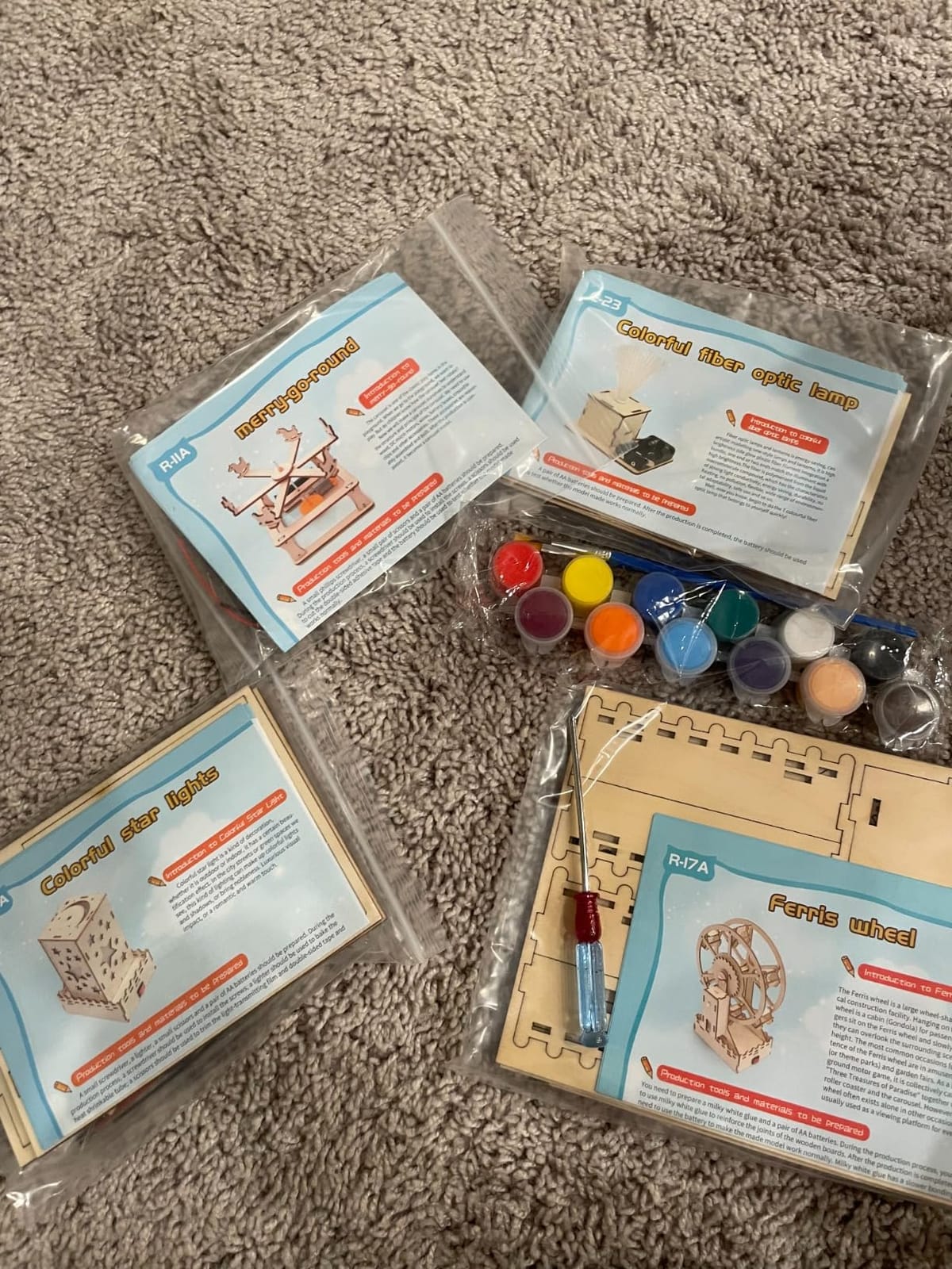 Poraxy 4 in 1 STEM Kits for Kids Ages 5-7 8-10 8-12,3D Wooden Puzzles, Science Project Model Craft Building Engineering Kit,STEM Toys for Ages 8-13,Birthday Gifts for Girls 6 7 8 9 10 11 12 Year Old customer photo 1