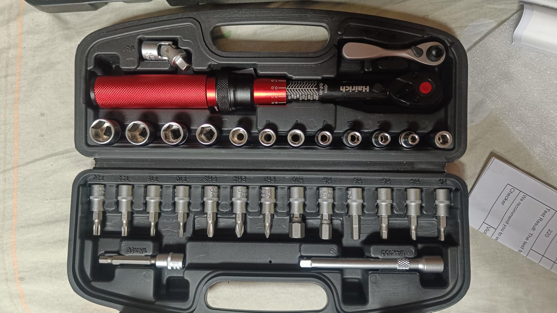 Hairich torque wrench 1/2, 10-170ft.lb/13.6-230Nm, ±3% HIGH PRECISION customer photo 2
