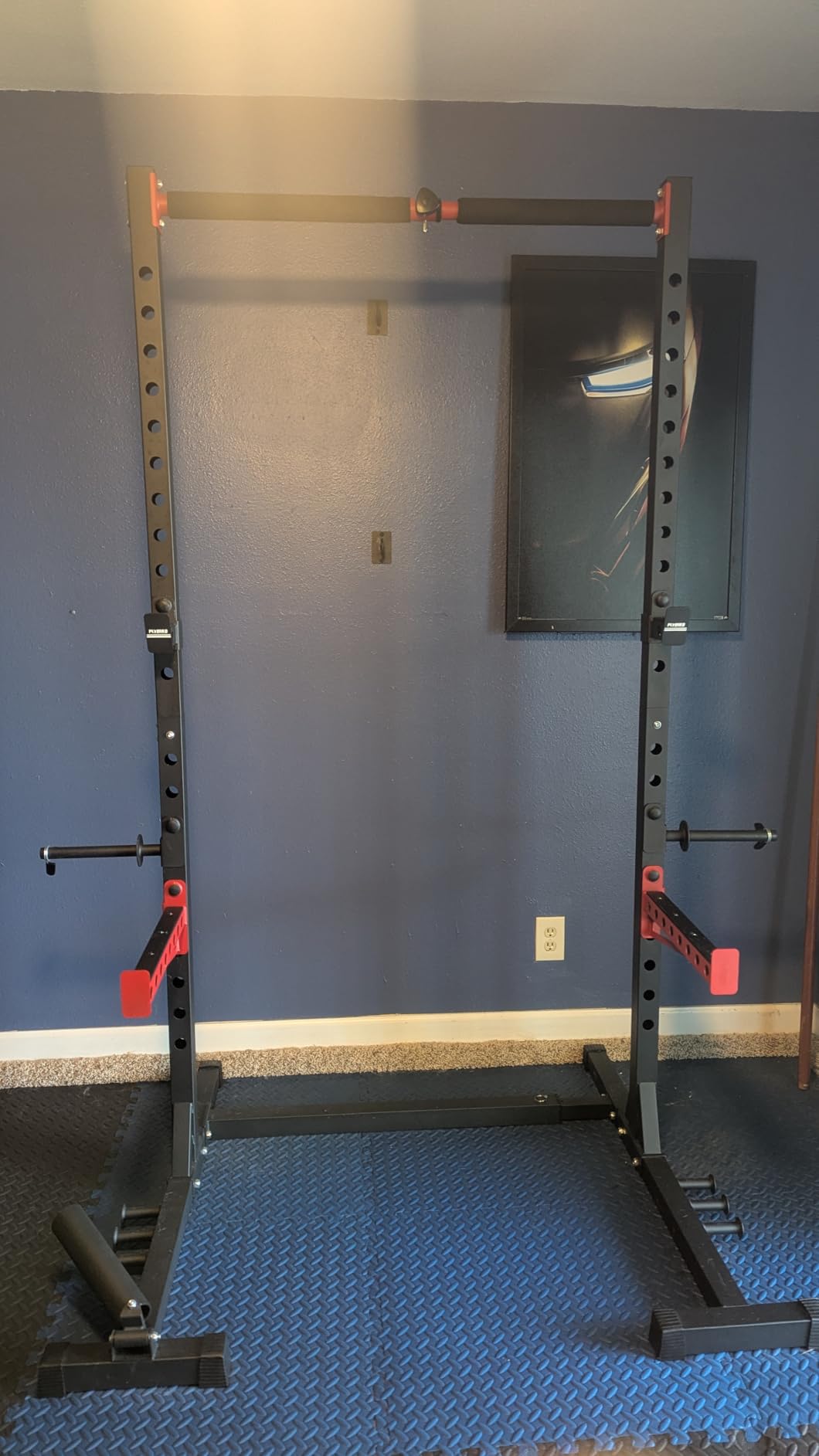 FLYBIRD SR1 Squat Rack, Adjustable Power Rack for 6FT/7FT Barbells customer photo 1