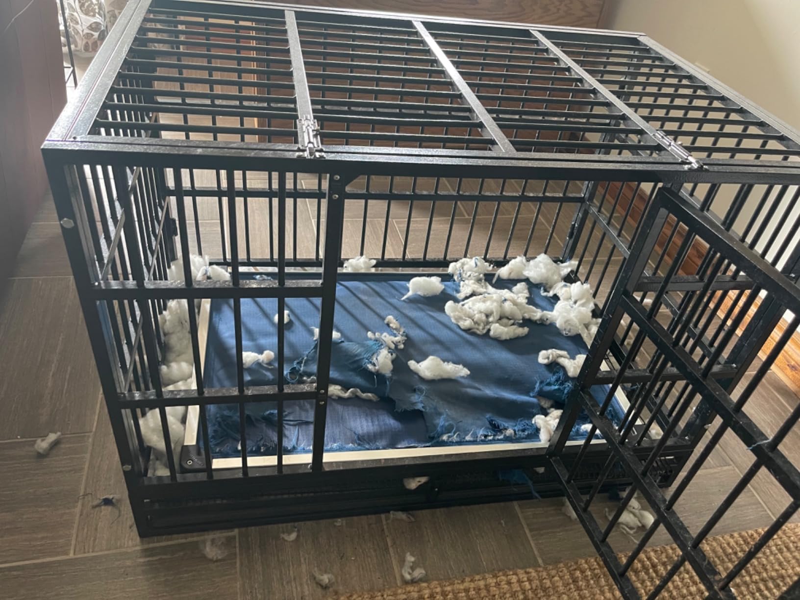 K9 Ballistics Chew Proof Armored Padded Dog Crate Bed, S, Sandstone Tan customer photo 2
