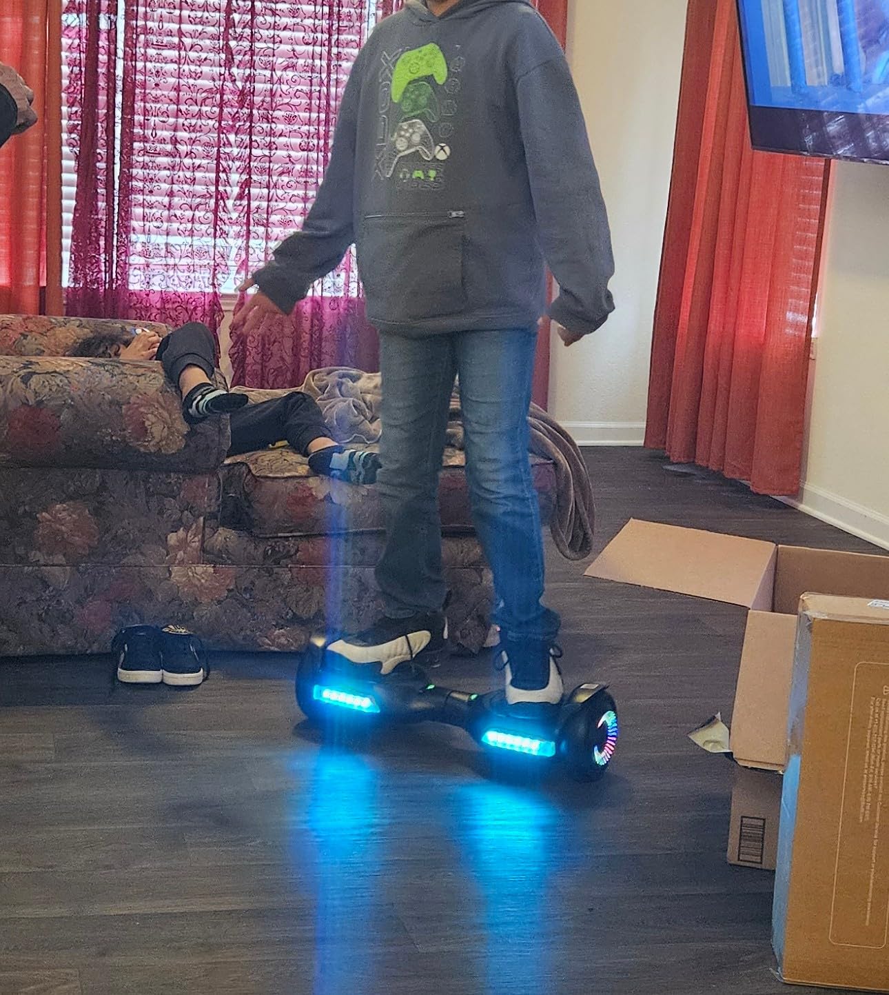 Gyroor Hoverboard G13 All-Terrain Off-Road Bluetooth LED Lights for Kids customer photo 2
