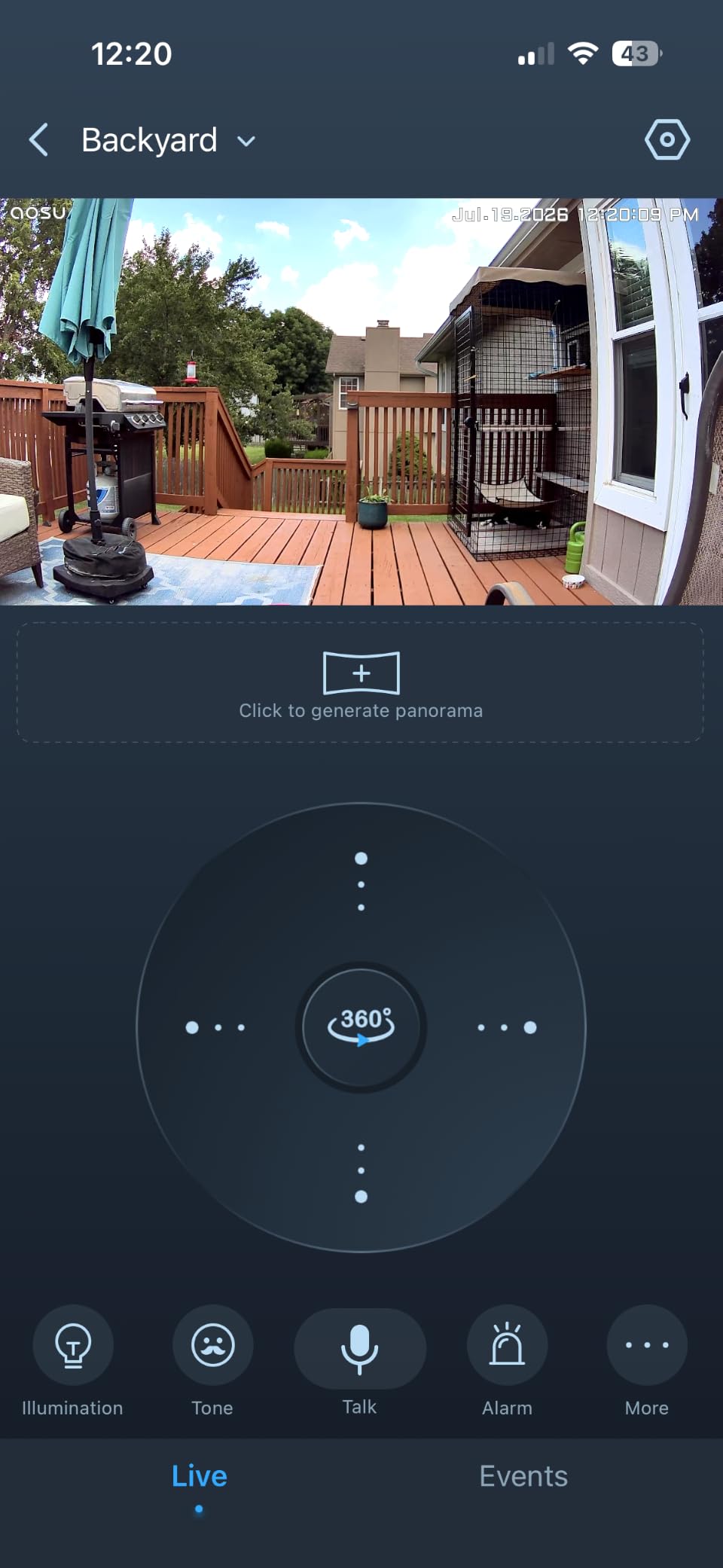 aosu Solar Camera Outdoor Wireless for Home Surveillance,Fixed Solar Panel | Easy to Set up,360° Full Coverage,Auto Person Tracking,2K Clarity&Full-Color Night Vision,Two-Way Talk,2.4GHz WiFi only customer photo 2