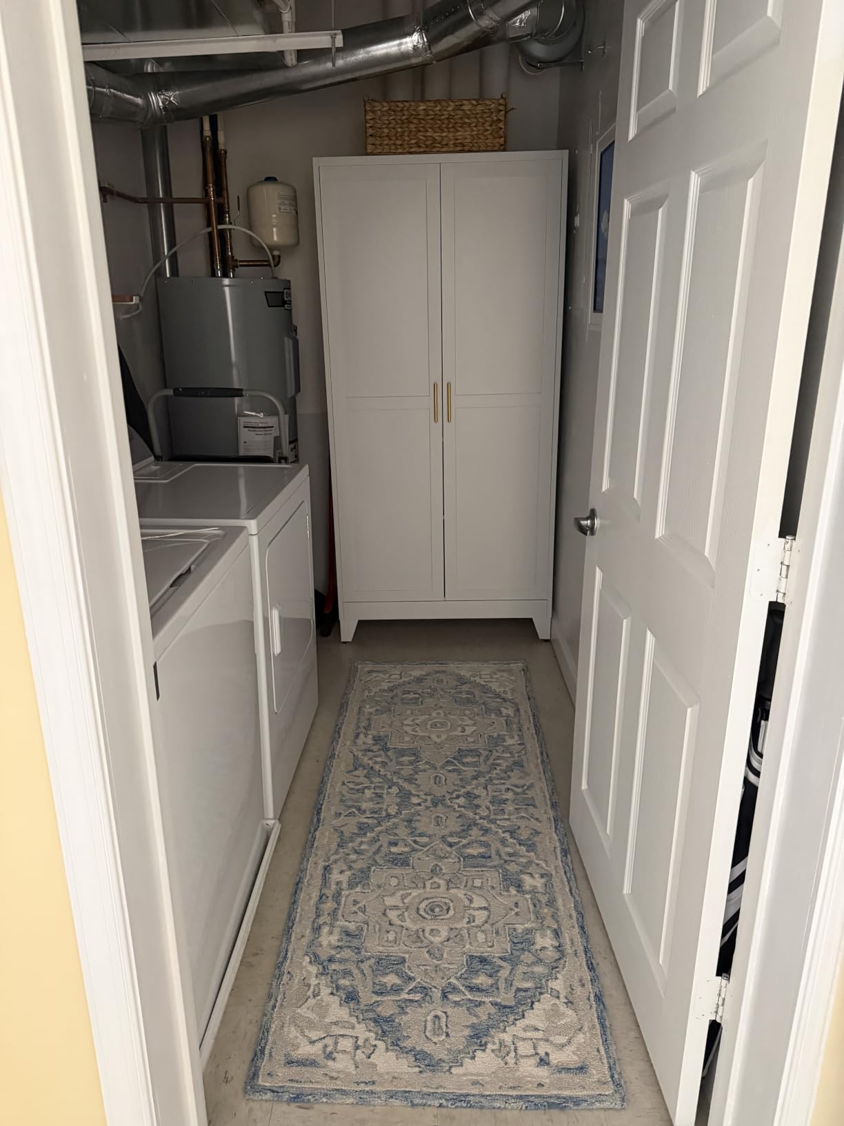 White Metal Storage Cabinet, 61