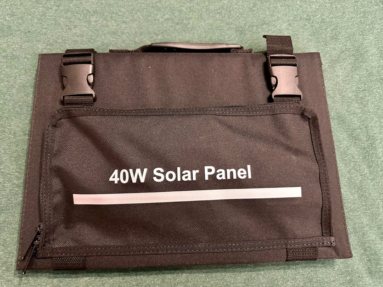 Powkey 40W Portable Solar Panel for 100W~200W Portable Power Station customer photo 2
