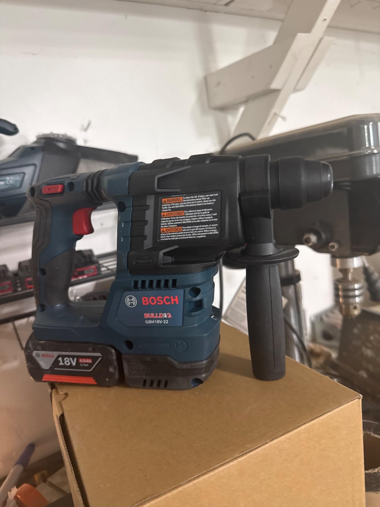 Bosch GBH18V-22N 18V Brushless SDS-plus® Bulldog™ 3/4 In. Rotary Hammer (Bare Tool) customer photo 2