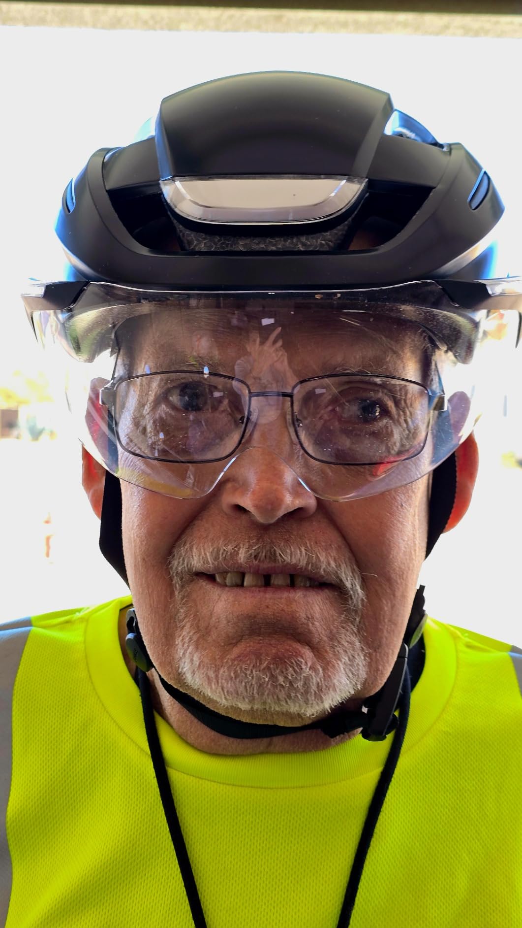 Lumos Ultra E-Bike Smart Helmet | NTA 8776 Certified | Front & Rear LED Lights | Retractable Face Shield | App Controlled | EBike, Scooter, Cycling, Bicycle | Adults, Men Women customer photo 1