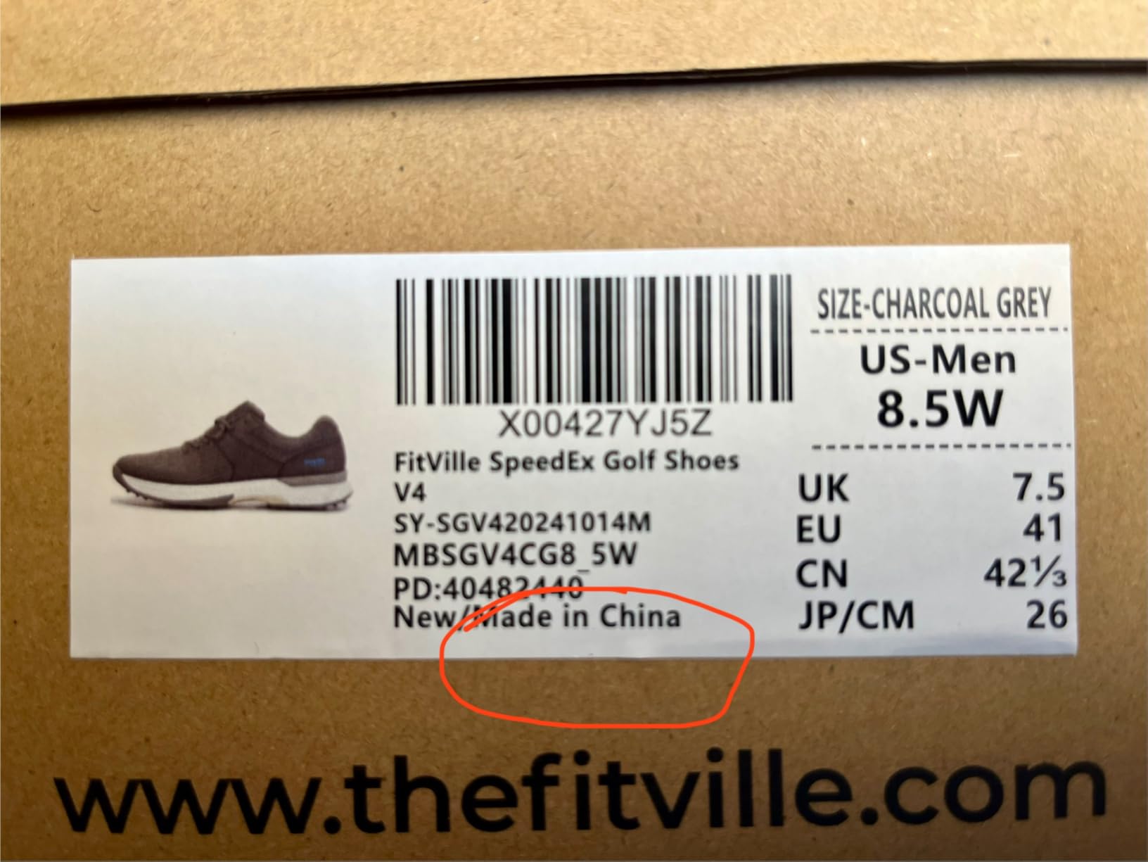 FitVille Extra Wide Men's Golf Shoes Waterproof, Professional Outdoor Spiked Golf Shoes for Men with Arch Support customer photo 1