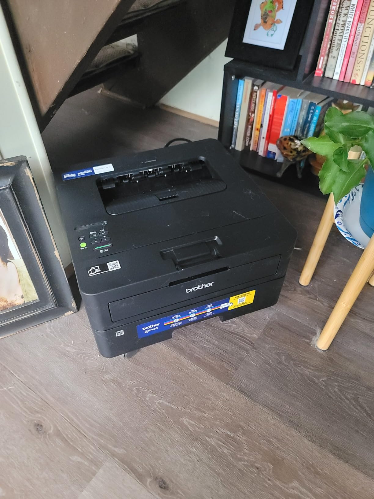 Brother HL-L2460DW Wireless Compact Monochrome Laser Printer with Duplex, Mobile Printing, Black & White Output | Includes Refresh Subscription Trial(1), Works with Alexa customer photo 2