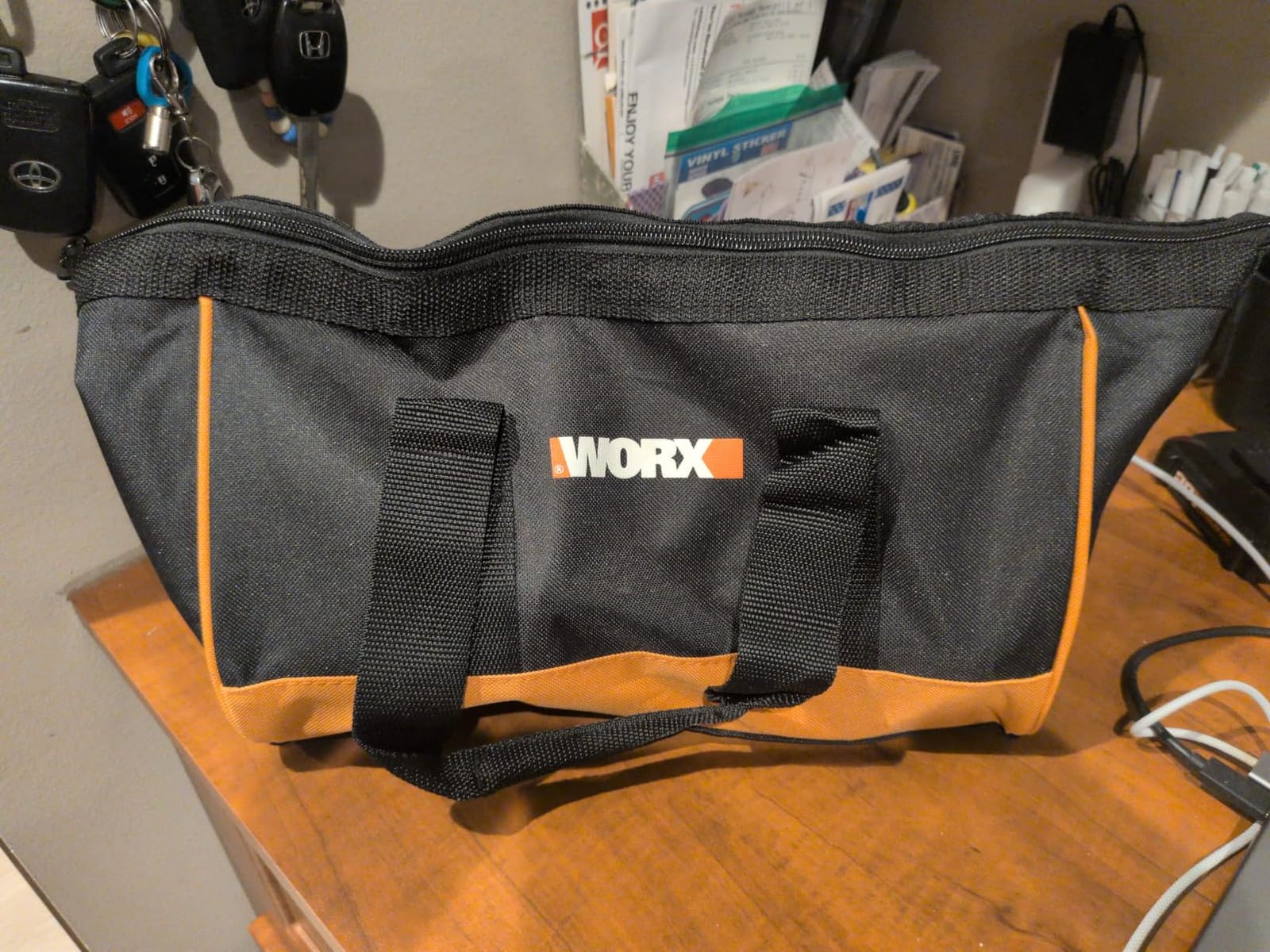 WORX Cordless Drill Driver, 20V 3/8-Inch 84-Piece Kit, WX100L.2 customer photo 1