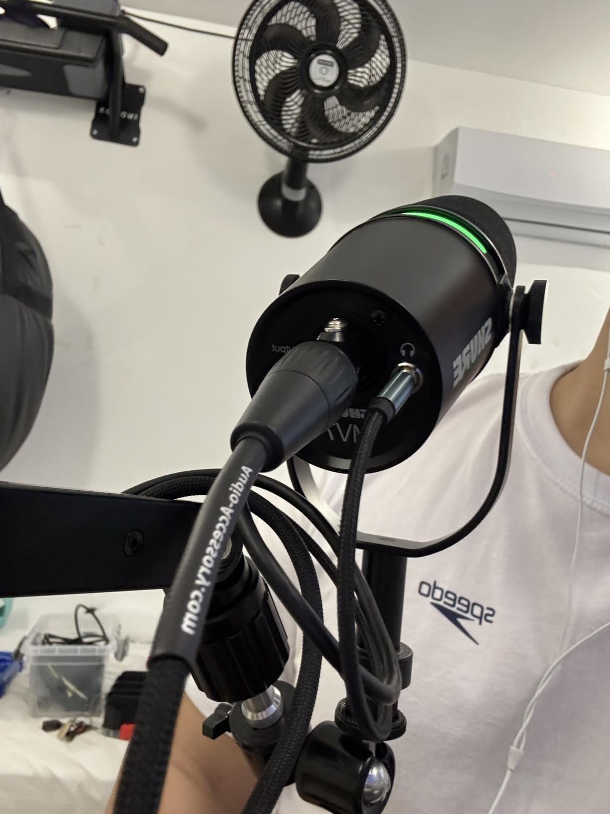 Shure MV7+ USB-C & XLR Podcast Dynamic Microphone - Black customer photo 2