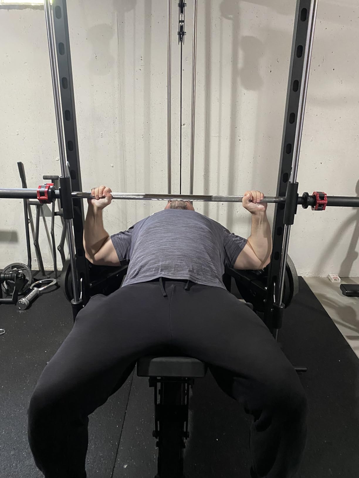 RitFit Smith Machine Power Rack with LAT-Pull Down System customer photo 1