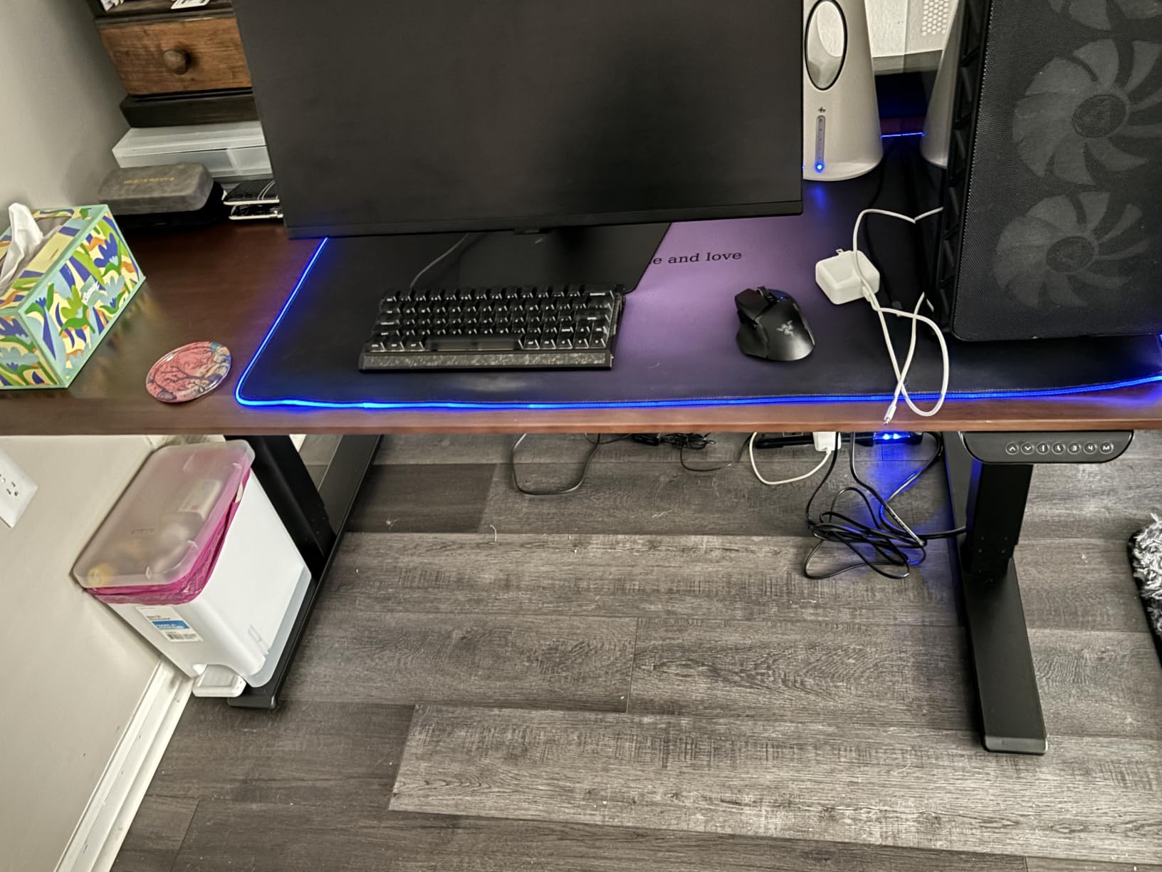FLEXISPOT E6 MAX Dual Motor 3-Stage Electric Standing Desk, 55 x 28 customer photo 2