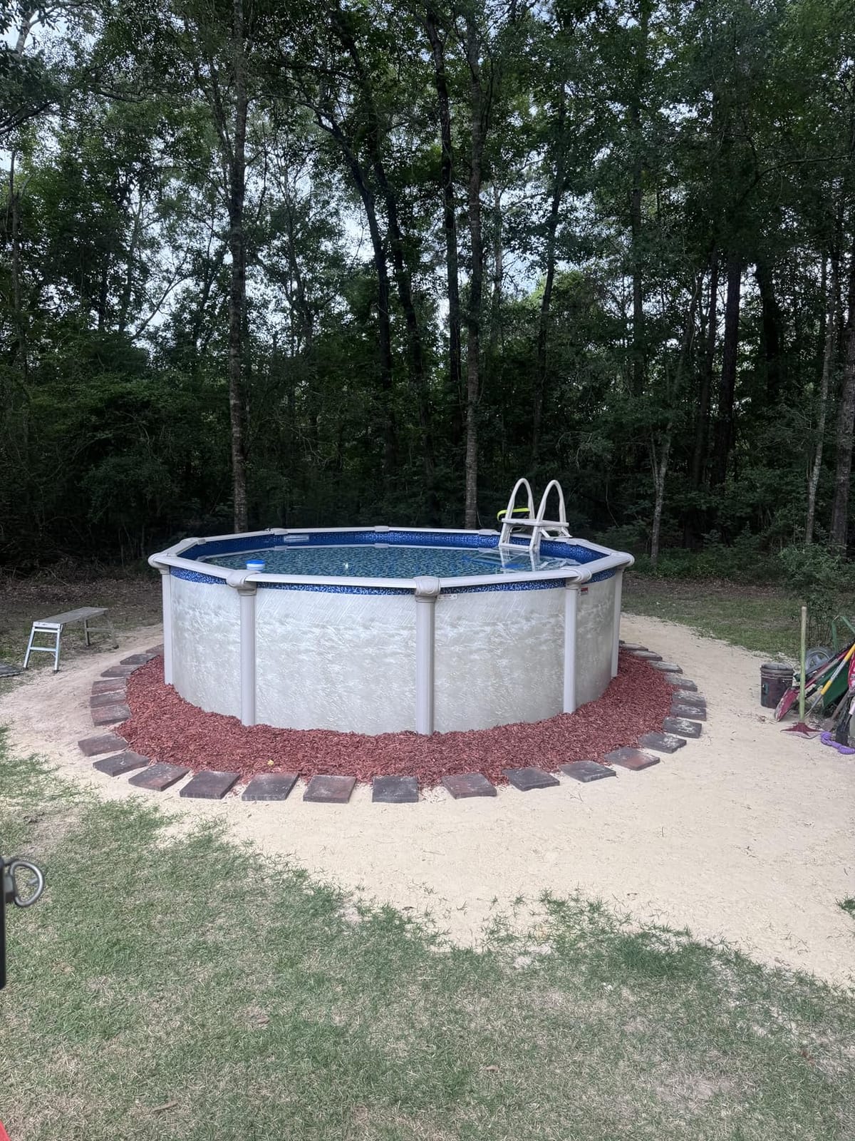 Lake Effect Pools 'Grand Cayman' 30 ft Round Above Ground Swimming Pool customer photo 1
