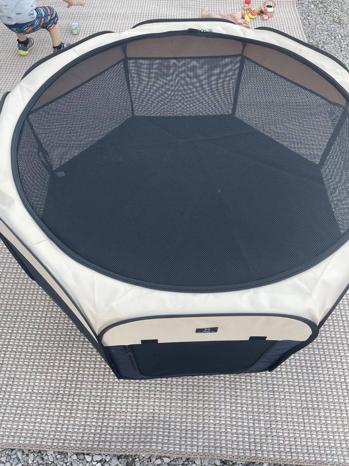A 4 Pet 40.55-in Dog Playpen, Small Dogs & Puppies, Green+Black customer photo 2
