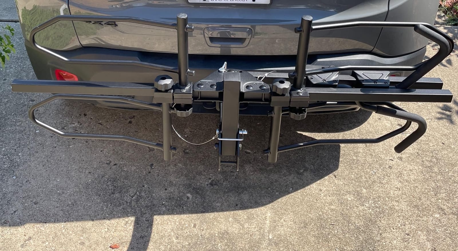 TANX Bike Racks for Ebikes,Fat Tire Bike Rack for Tow Hitch 2-Bike 160 lbs Capacity,Hitch Bike Rack for Heavy E Bike, Wobble Free Smart Tilting Folding Bicycle Car Racks for Standard, 2 inch Receiver customer photo 2