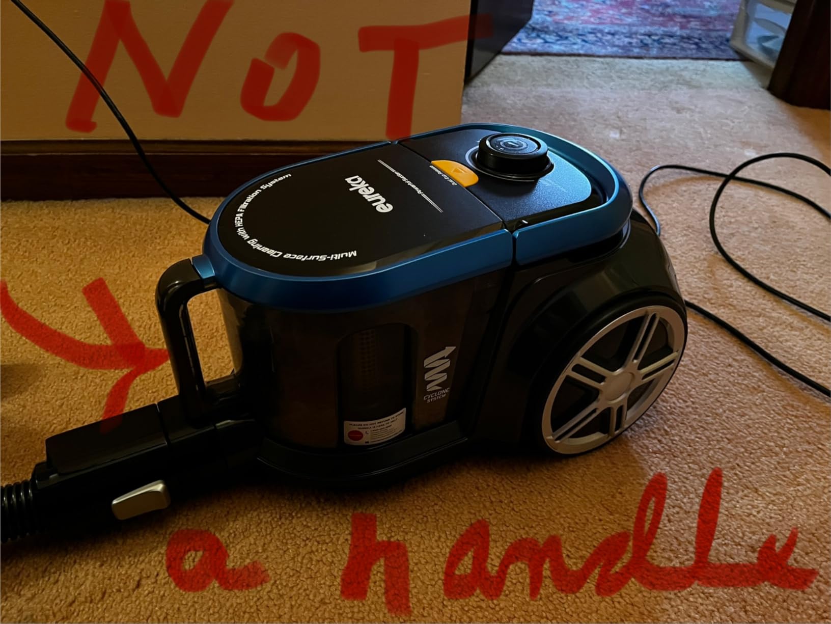 Eureka Canister Vacuum Cleaner, Household Vacuum for Home, Carpet, Pet customer photo 1