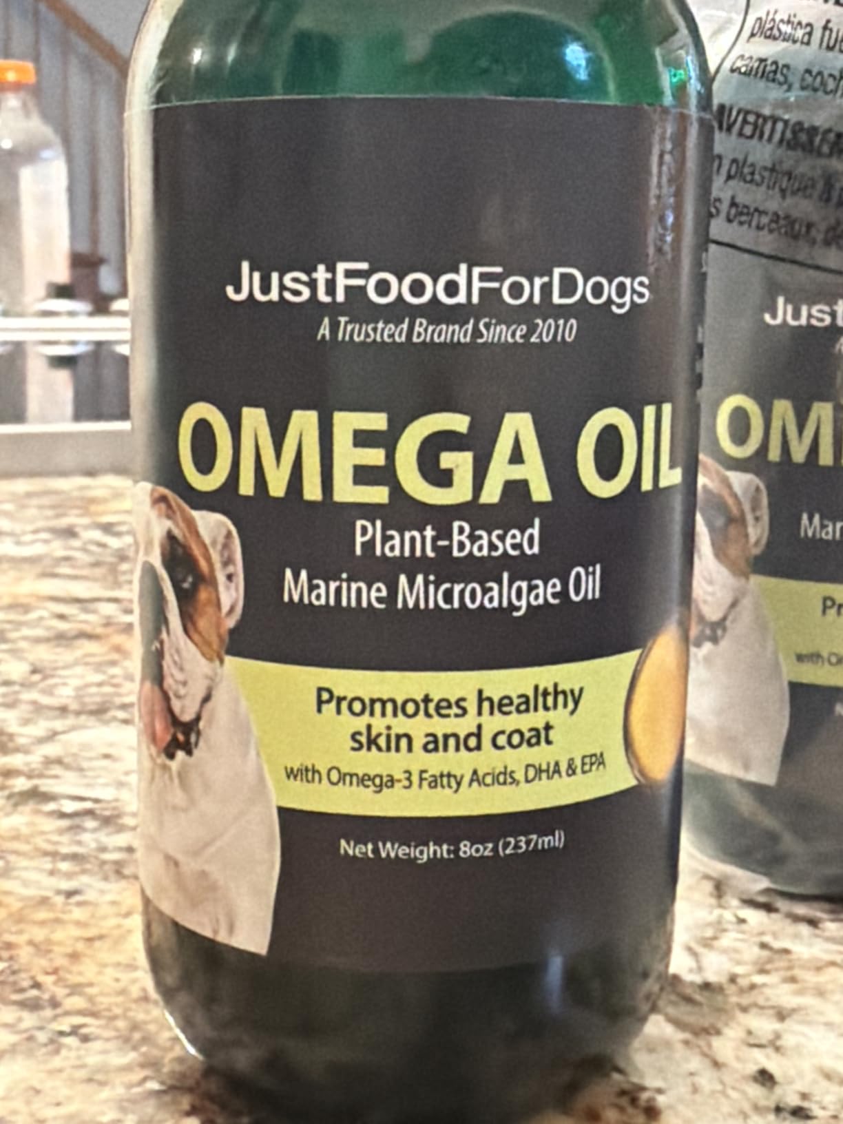JustFoodForDogs Omega 3 for Dogs, Omega Oil for Dogs Skin, Coat, Joint -8Oz customer photo 2