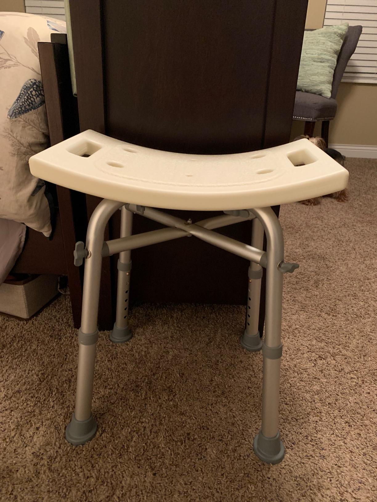 Dr Kay's Shower Chair for Inside Shower Bench for Bathtub 350lb Support customer photo 1