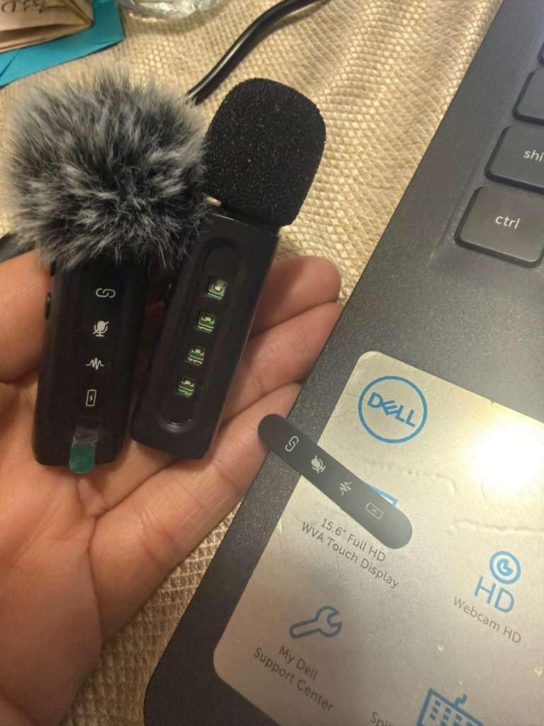 GoorDik Wireless Lavalier Microphone for iPhone, Android, USB C, PC, Camera Video Recording 4 in 1 Clip-on Mics with Rotatable Clip&Denoise Recording, for Vlog Tiktok YouTube Podcast Content Creator customer photo 2