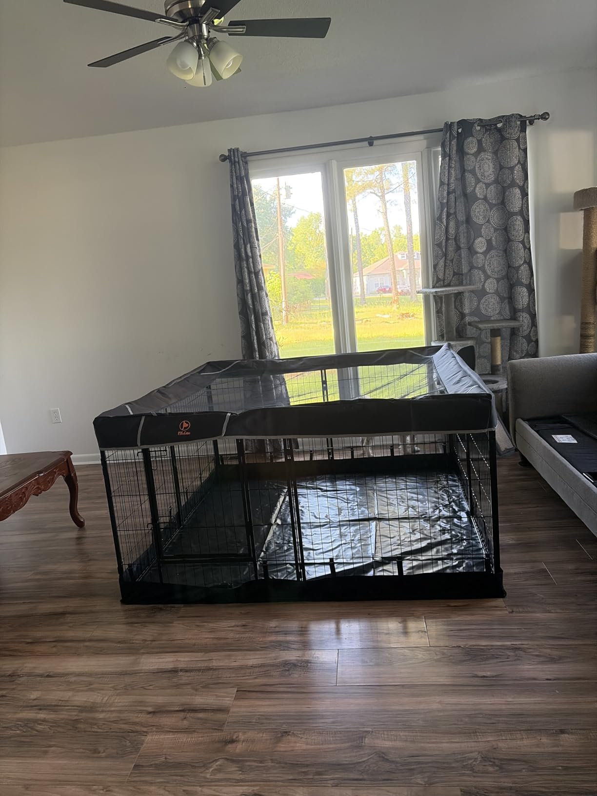 PJYuCien Puppy Playpen Plus Storage Bage with Bottom & Top Cover, 31.3