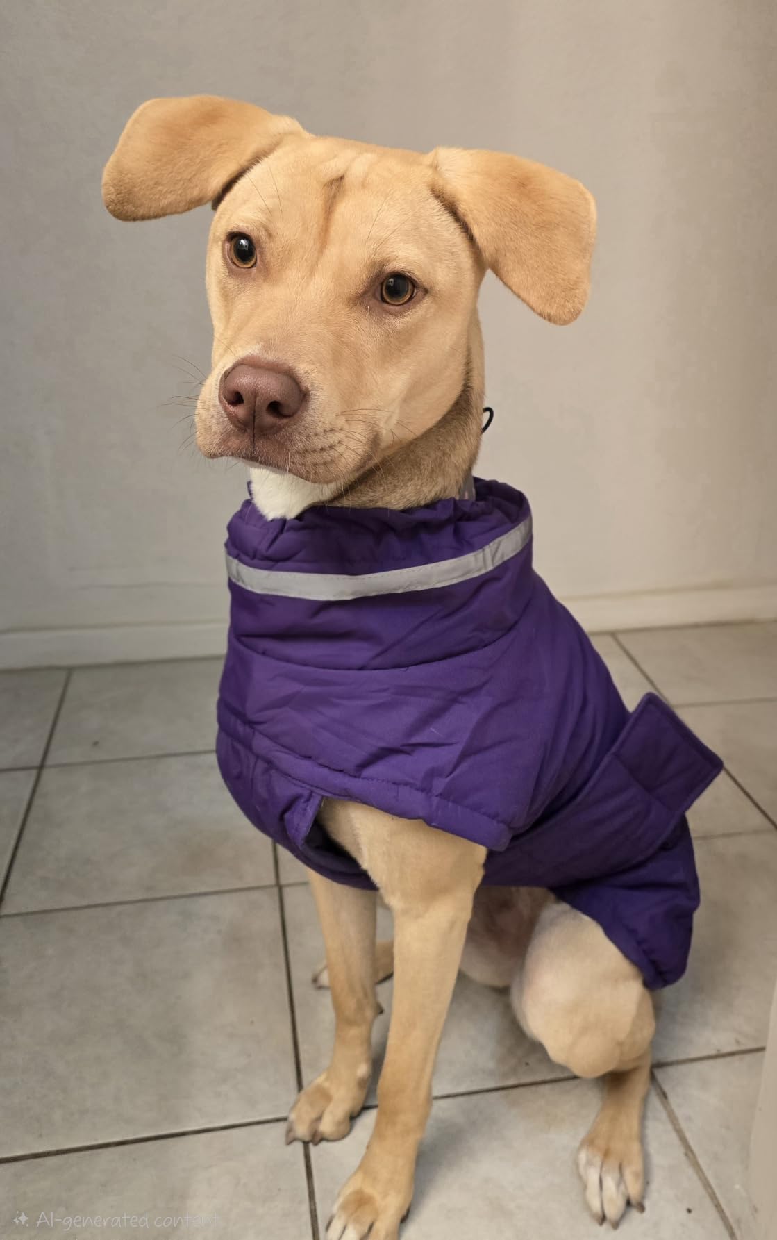 Mklhgty Waterproof Dog Coats,Adjustable Dog Jacket,Warm Dog Winter Coats customer photo 2