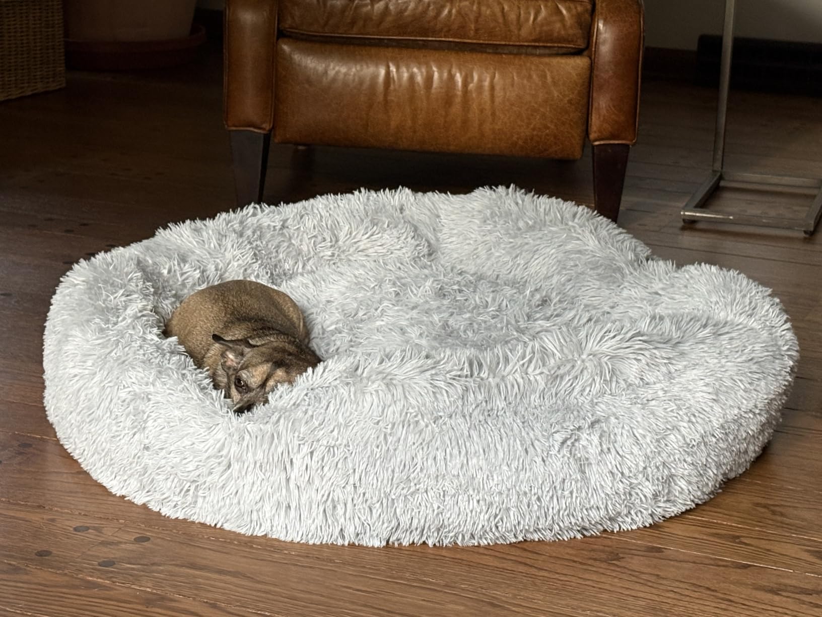ELSKER&HOME 39'' Donut Dog Bed, Calming Dog Bed for Large Sized Dog customer photo 2