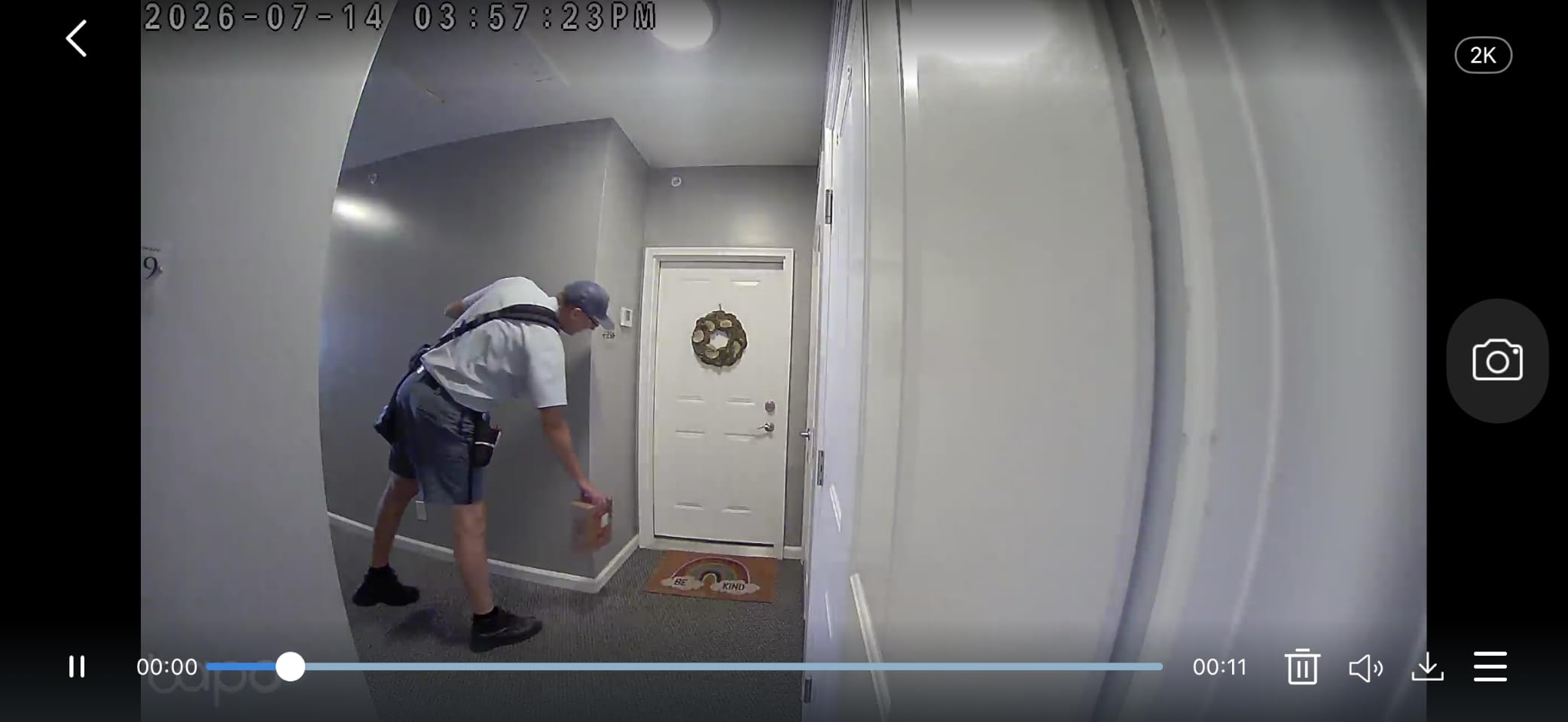 Tapo 2K Wireless Smart Video Doorbell w/Chime, 160° Ultra-Wide View, D210 customer photo 2