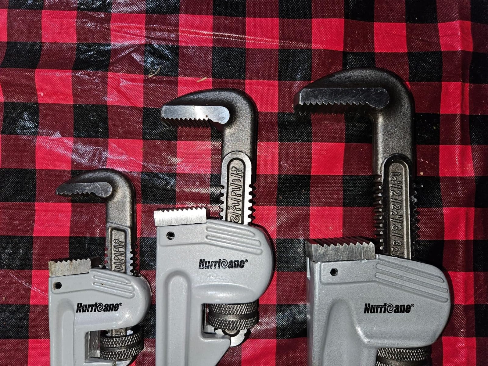 HURRICANE 3-Piece Aluminum Pipe Wrench Set (10