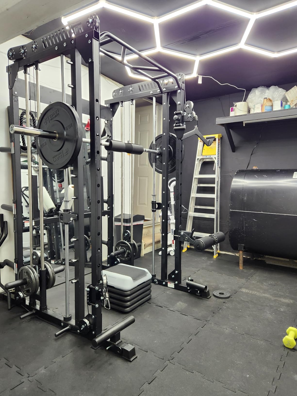 RitFit M1 Pro Smith Machine Cable Crossover Power Cage Home Gym customer photo 1