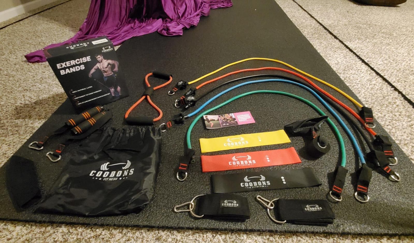 Heavy Resistance Bands for Working Out, 300LBS Exercise Bands with Handles customer photo 2