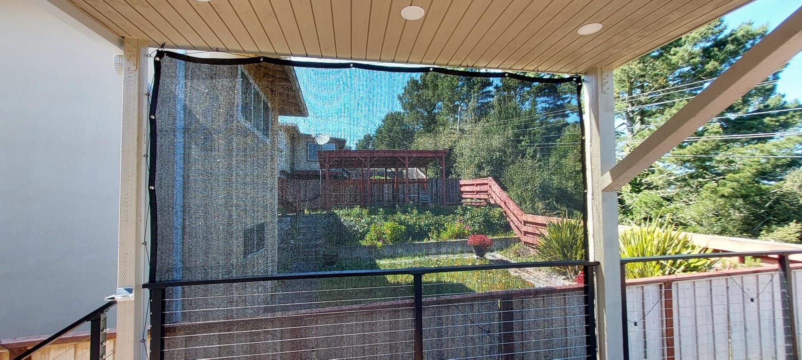 Royal Shade 6' x 4' Black 90% Shade Cloth Dog Kennel Shade Mesh Tarp Sunblock with Grommets for Dog Kennel Cover, Fence Privacy Screen, Greenhouse, Chicken Coop & Pet Playpen (We Make Custom Size) customer photo 1
