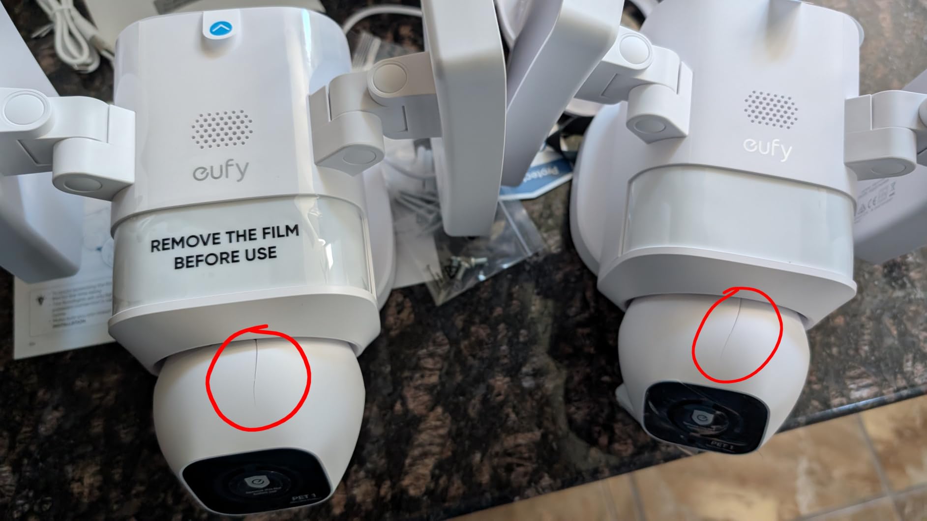 eufy Security Floodlight Camera E30, 2K, AI Detection & Tracking, Outdoor customer photo 2