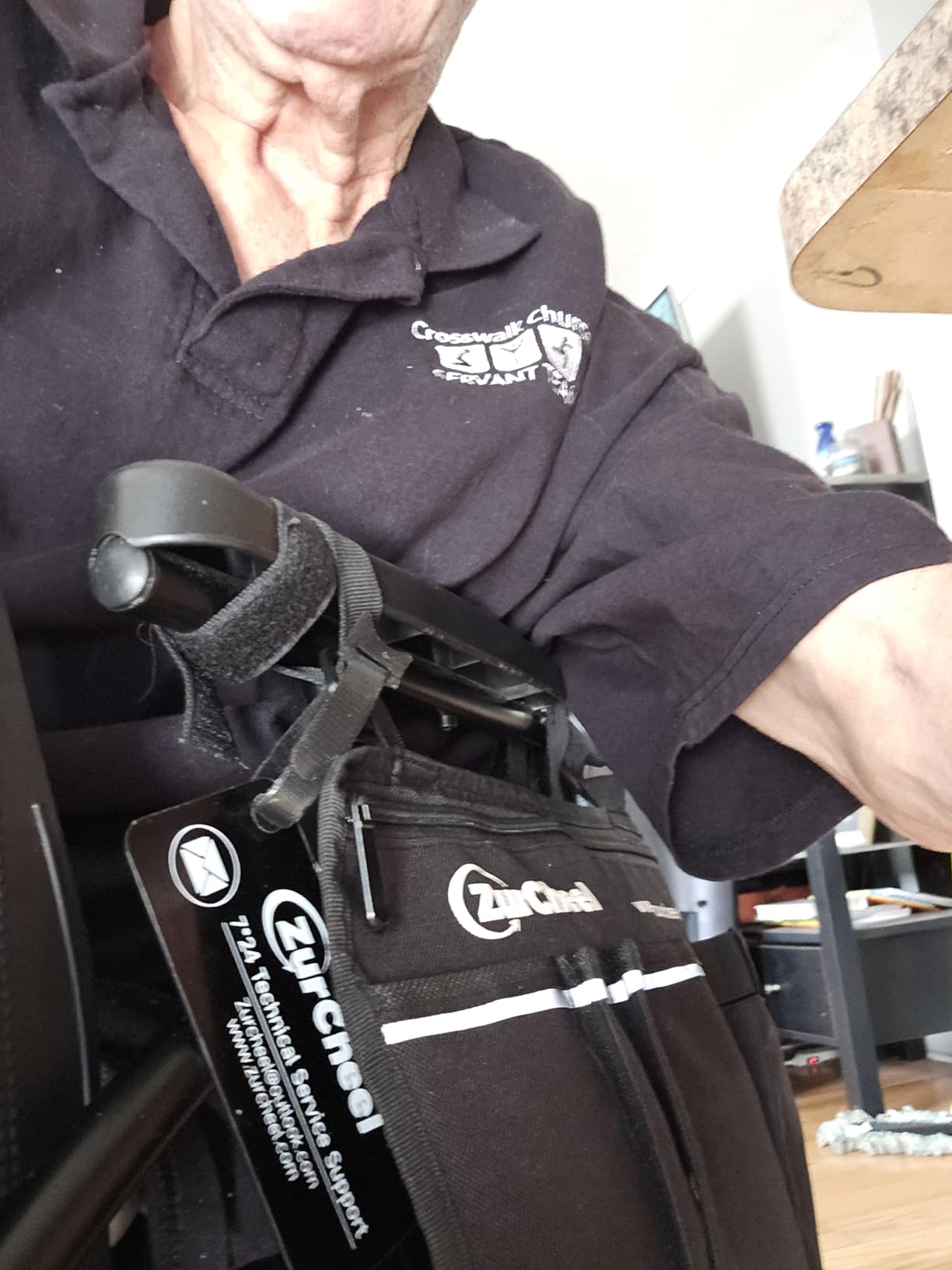SLF30 Electric Wheelchair, Foldable Durable Motorized Wheelchairs for Adults with 19 Inch Seat and Supports Up to 300 lbs Airline Approved(36 Lbs, Grey) customer photo 1