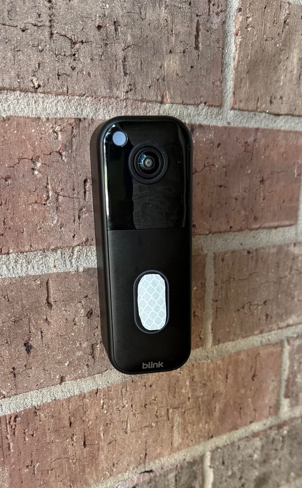 Blink Video Doorbell – Head-to-toe HD view, two-year battery life, and simple setup. Sync Module Core included – System (Black) customer photo 2